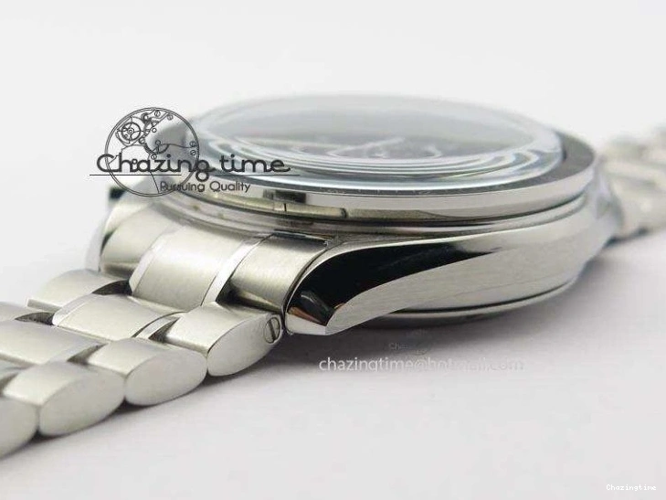 0419 Refined Speedmaster 50th Anniversary Black Dial On SS Bracelet 8232